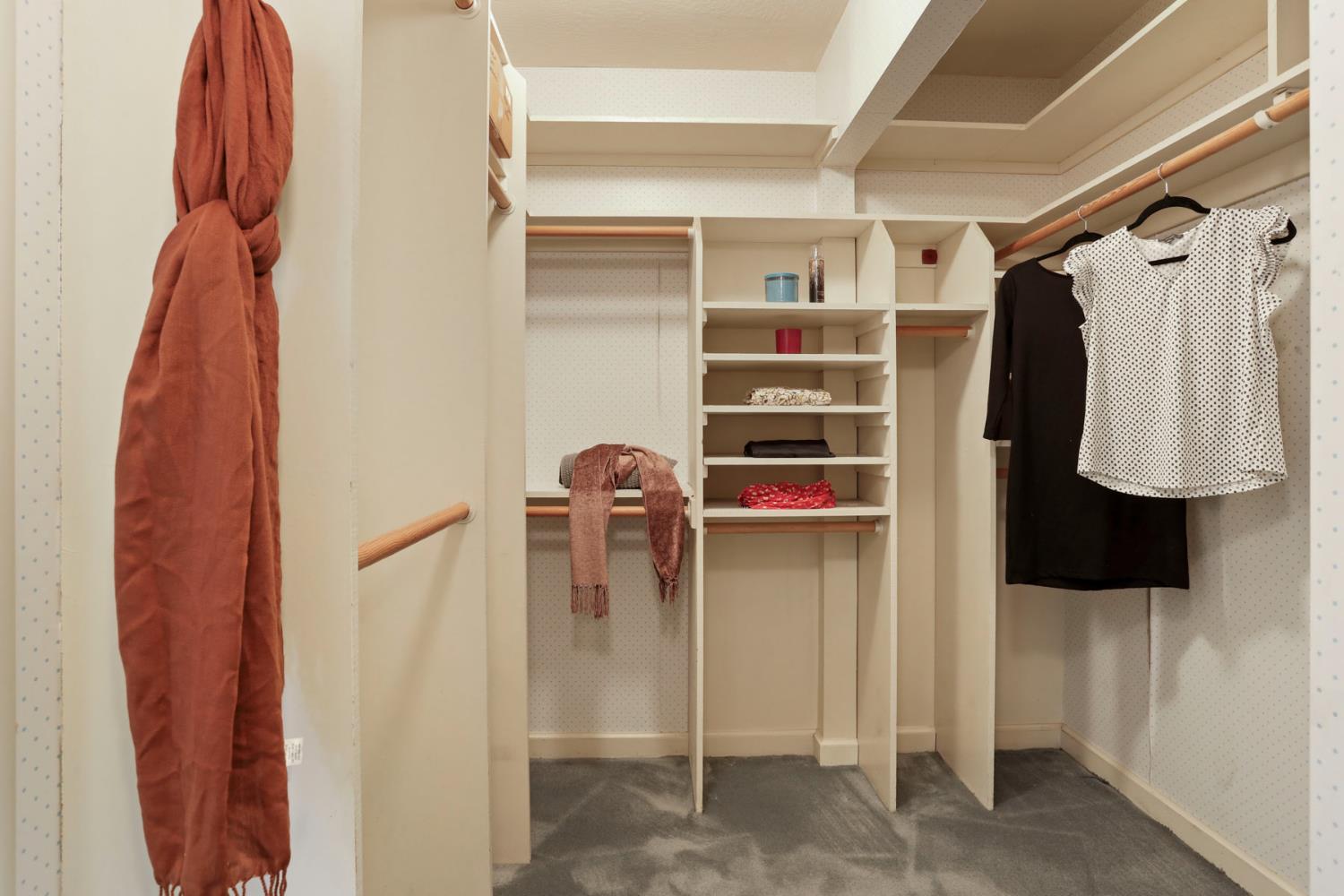 3152 Sea Gull Lane Stockton, CA 95219 - Photo 14 of 67 a view of walk in closet with clothes and shoes