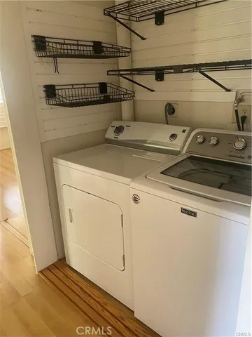 a close view of utility room
