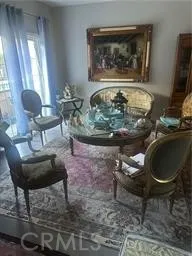 a view of a terrace with city view