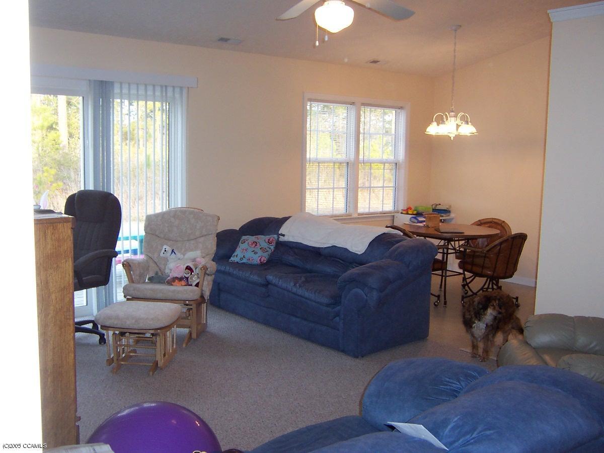 340 Foxhall Road Newport, NC 28570 - Photo 4 of 4 view of the living / dining area