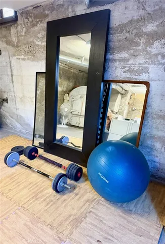 a view of a wooden floor