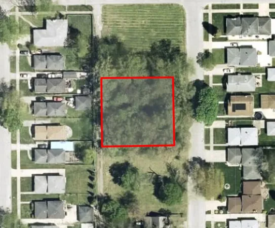 a bird view of a building