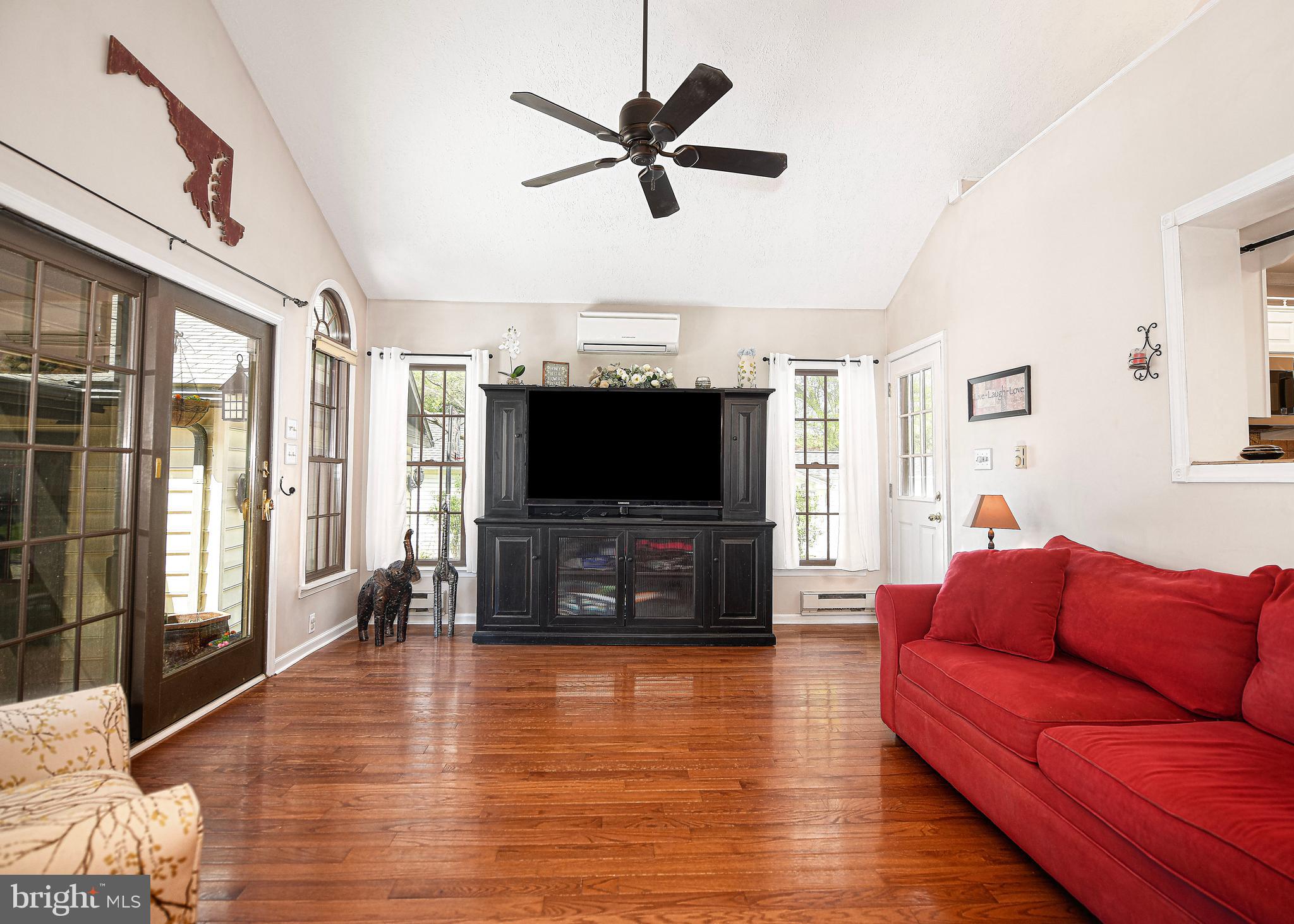 1106 Red Pump Road Bel Air, MD 21014 - Photo 17 of 50 Ceiling fan, hardwood floors & mini-split system
