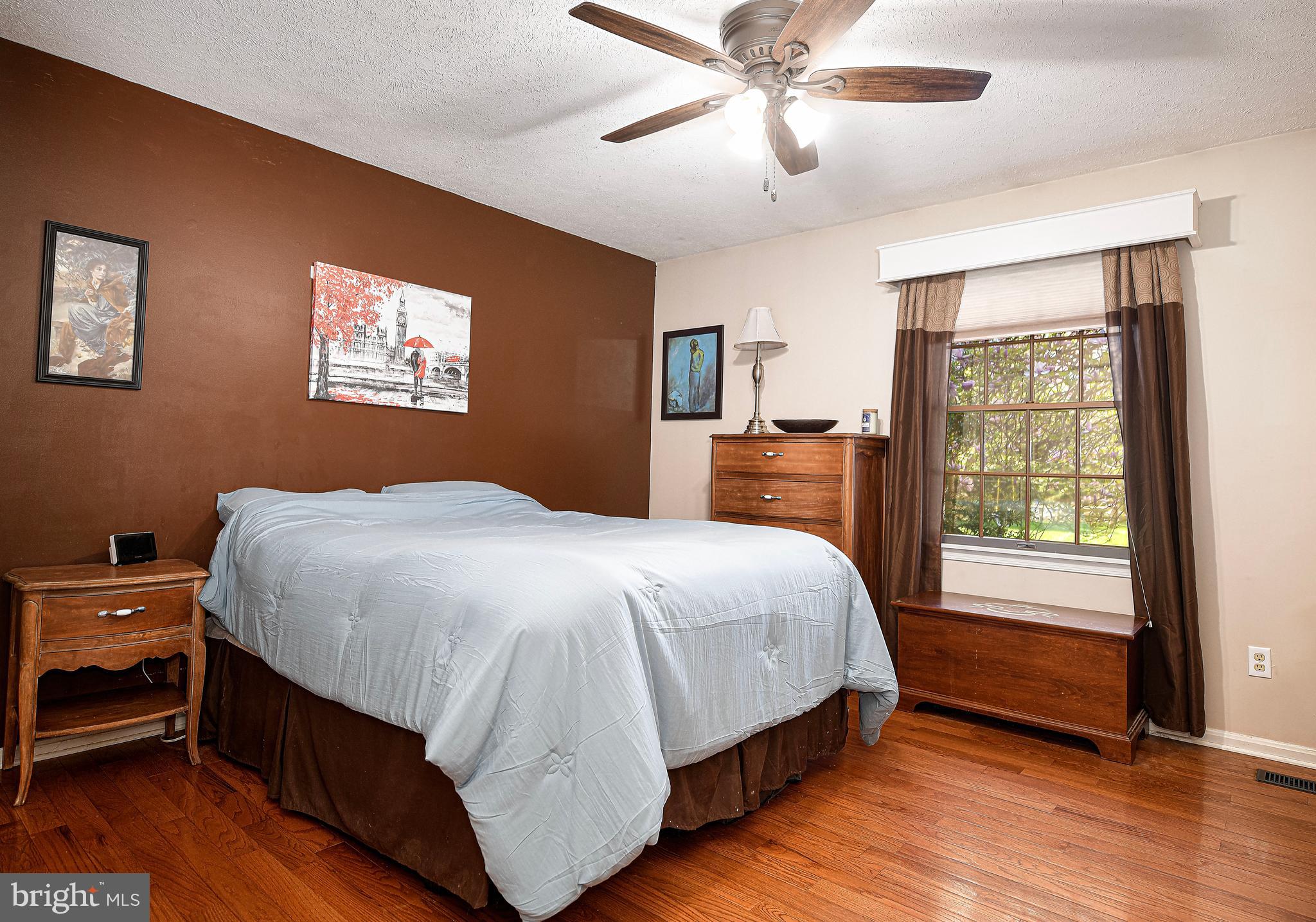 1106 Red Pump Road Bel Air, MD 21014 - Photo 18 of 50 Primary bedroom w/vaulted ceiling & hardwood