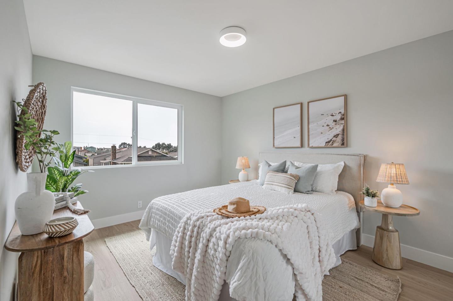 443 Andover Drive Pacifica, CA 94044 - Photo 24 of 56 a bedroom with a bed and a couch