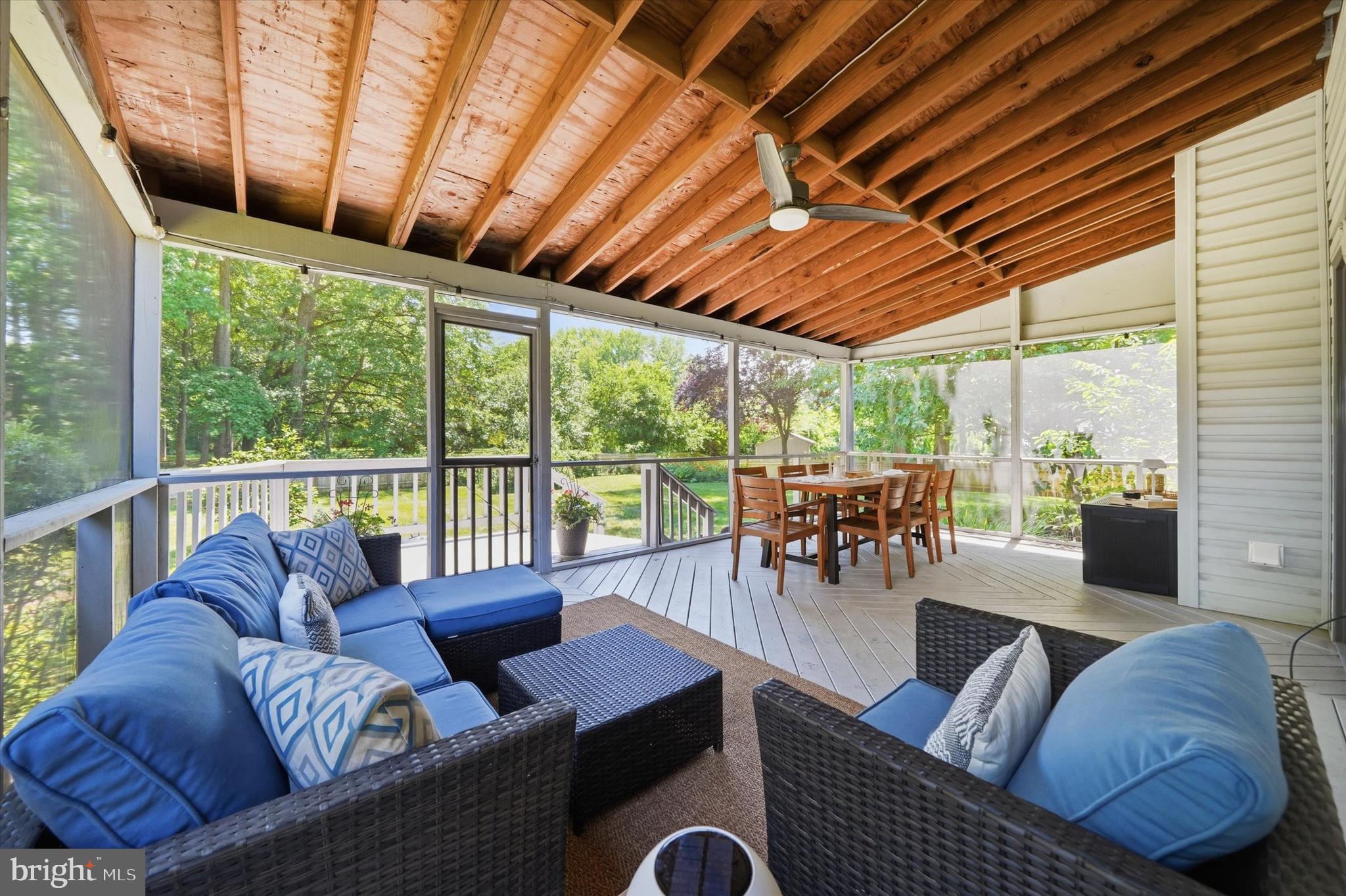 5 Linden Spring Lane Bear, DE 19701 - Photo 16 of 42 Screened Porch Overlooking Private Fenced Backyard