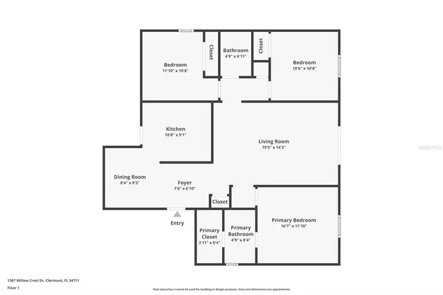 $349,900 | 1367 Willow Crest Drive, Clermont, FL 34711