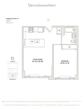 $865,000 | 189 Schermerhorn Street, Unit 5P | Downtown Brooklyn