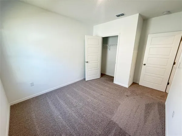 a view of a room with closet