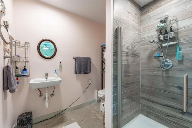 a view of outdoor space with seating area