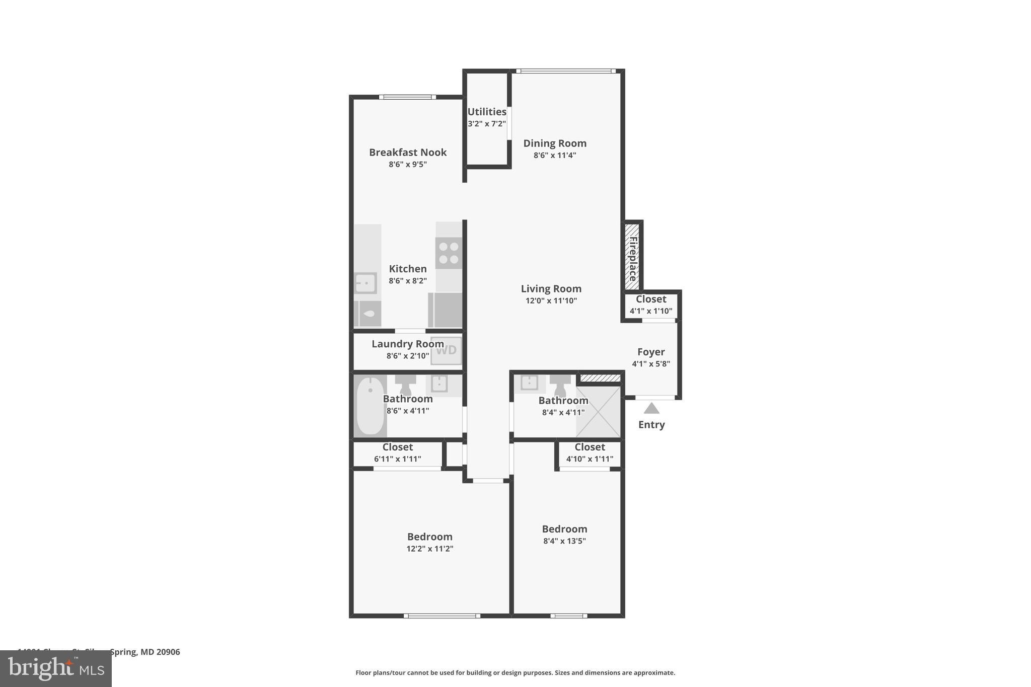 14901 Cleese Court, Unit 5CE Silver Spring, MD 20906 - Photo 25 of 25 a picture of floor plan