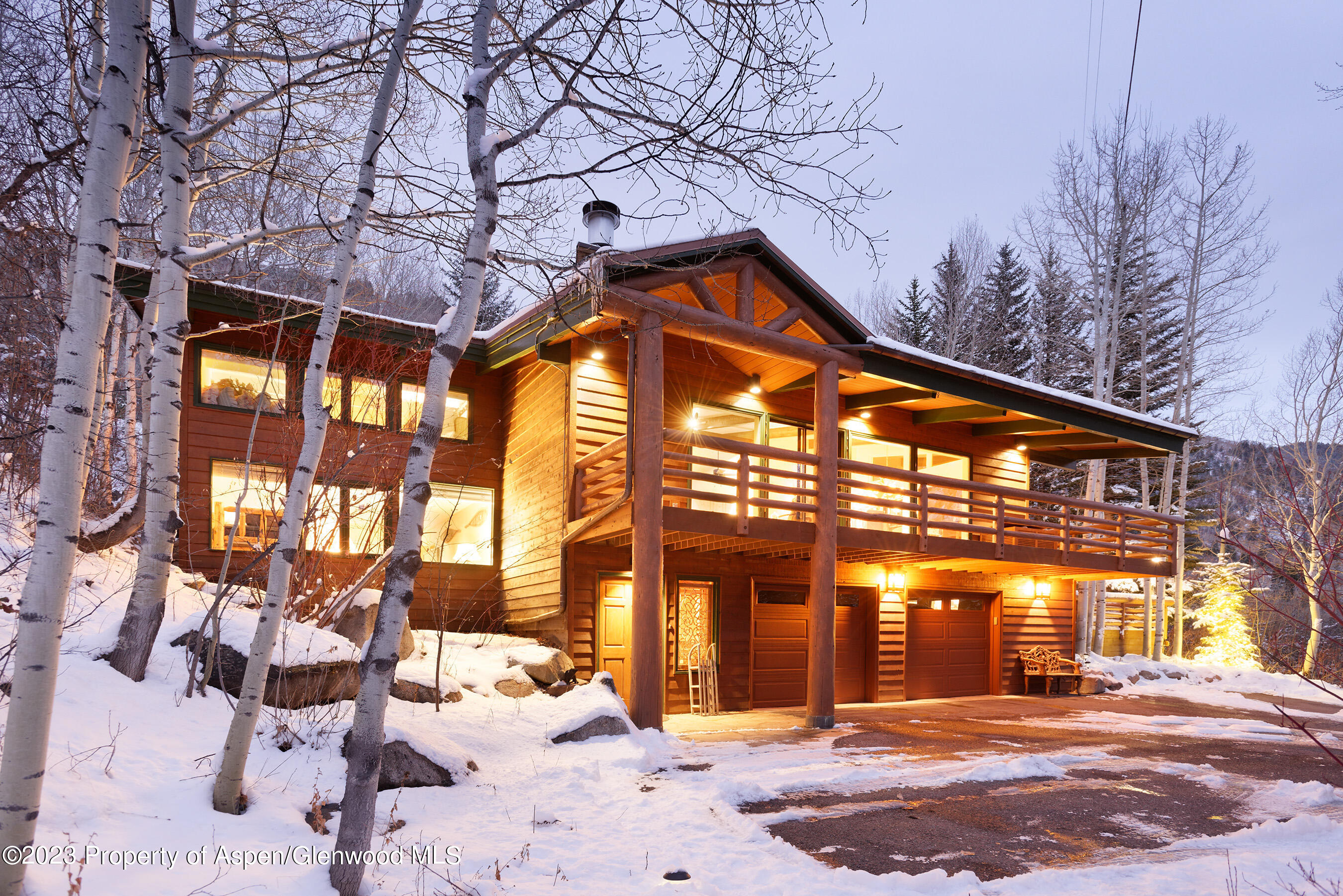 a view of a building with a yard