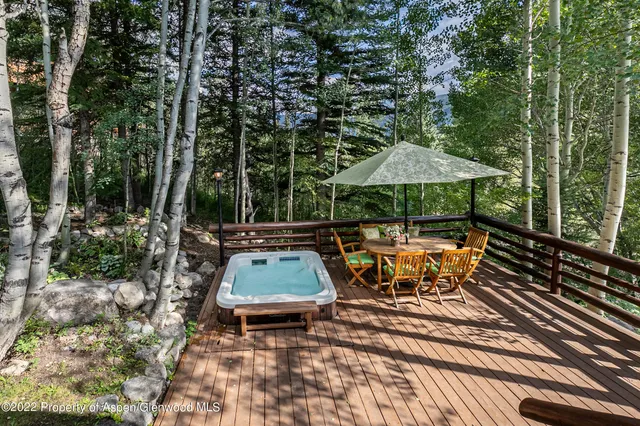 an outdoor space with patio