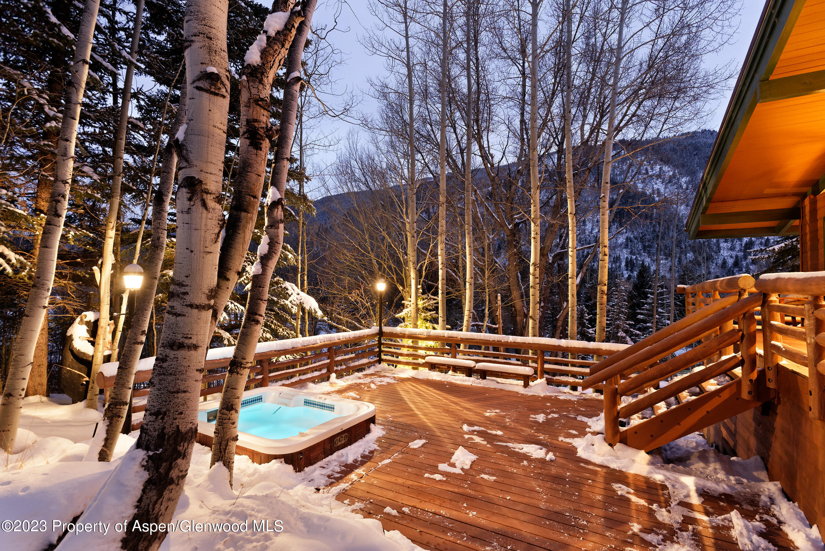 42791 Highway 82 Aspen, CO 81611 - Photo 19 of 19 a backyard of a house with lots of green space