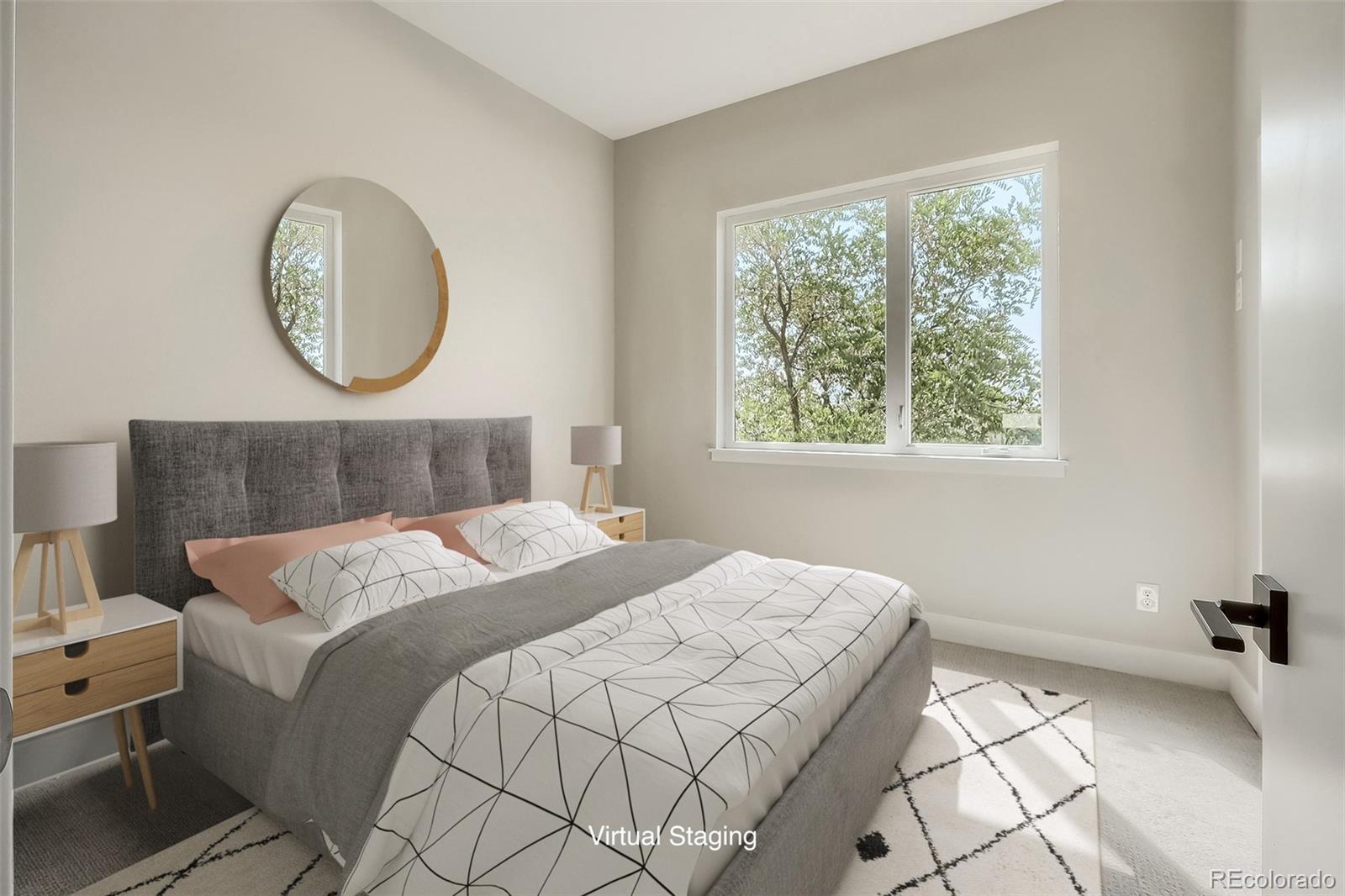 3820 Jason Street, Unit 6 Denver, CO 80211 - Photo 23 of 36 a bedroom with a bed and a window