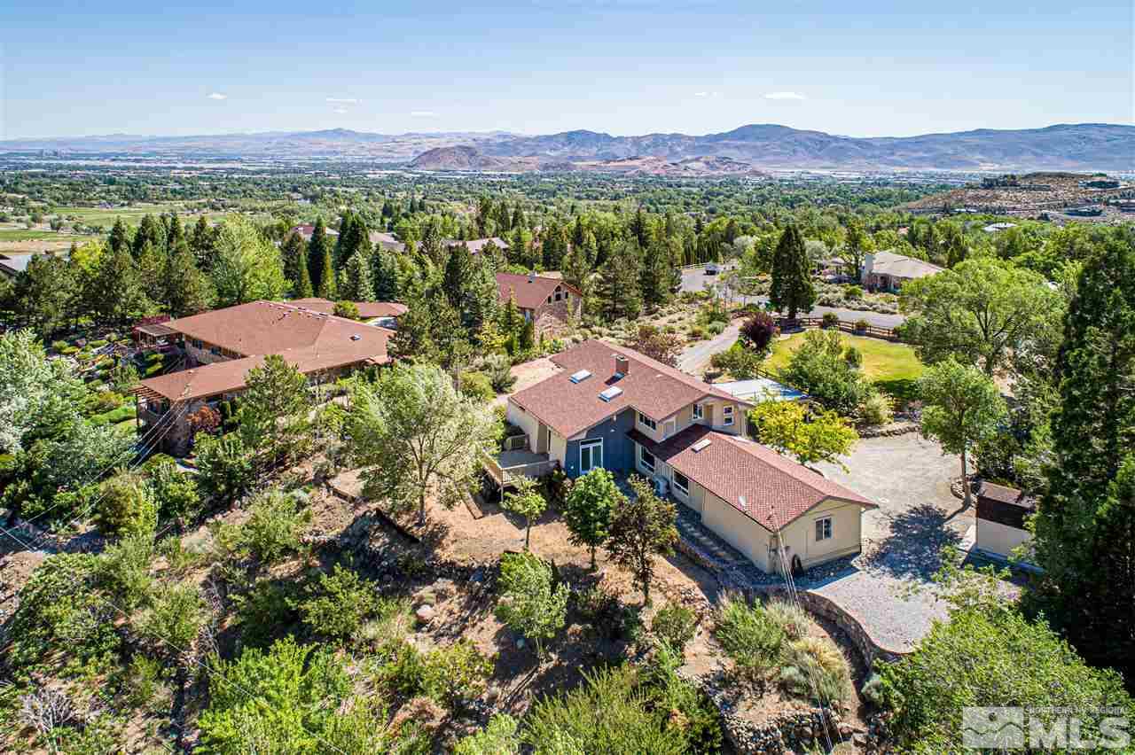 3975 Lamay Lane Reno, NV 89511 - Photo 28 of 28 an aerial view of a house with mountain view
