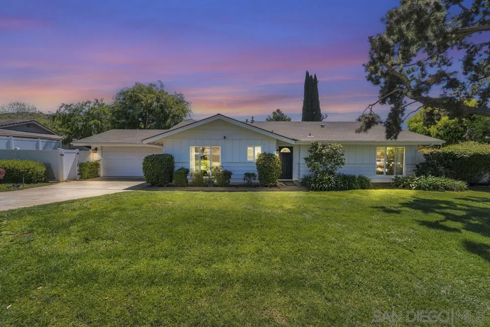 3563 Oak Cliff Drive Fallbrook, CA 92028 - Photo 2 of 43 a front view of a house with a garden