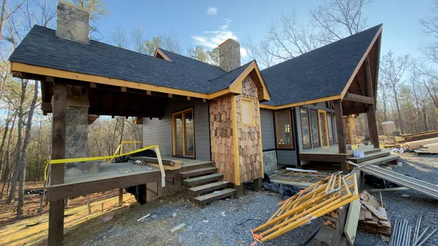 a view of outdoor space and deck