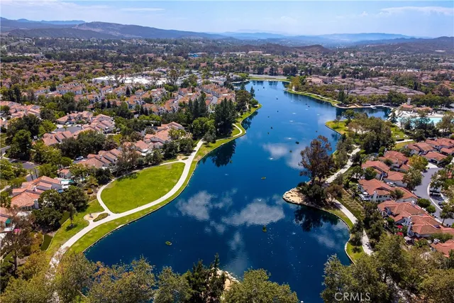 a view of a city with an ocean