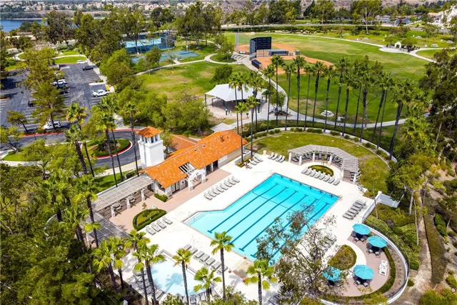 a view of a lake with a mountain
