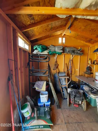 a view of storage and utility room