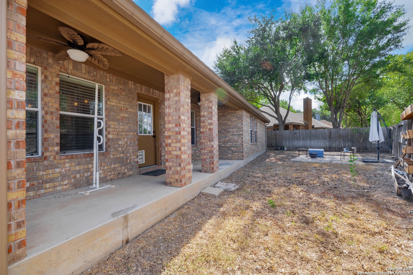 206 Club View West Seguin, TX 78155 - Photo 27 of 36 a backyard of a house with seating space