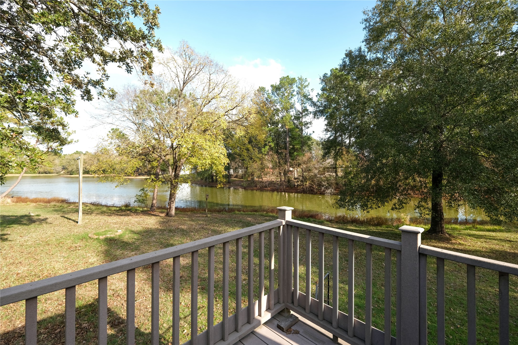 170 W Creek Trinity, TX 75862 - Photo 38 of 48 a view of a balcony with mountain