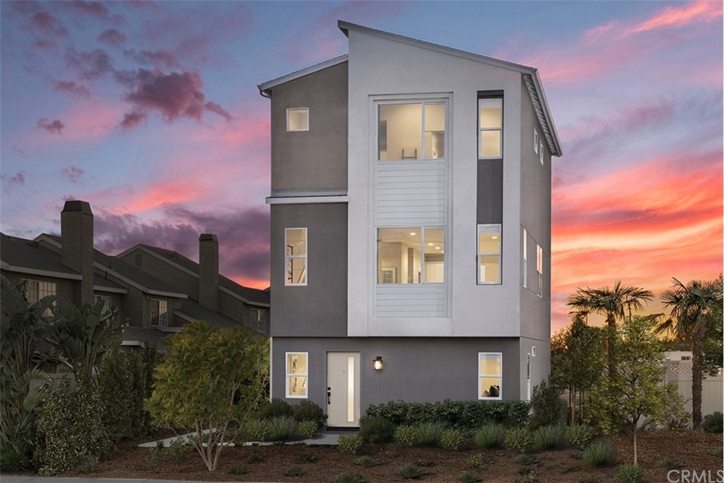 a front view of a multi story residential apartment building