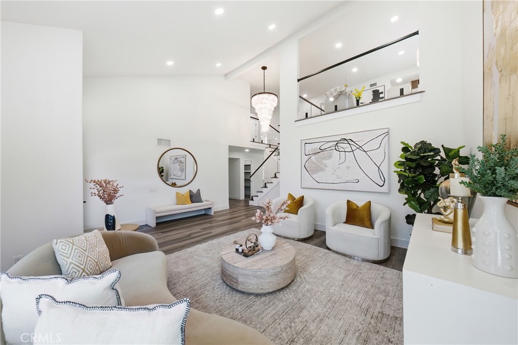 158 North Thistle Road Brea, CA 92821 - Photo 6 of 58 High ceiling living room, new floorings, upgraded staircase