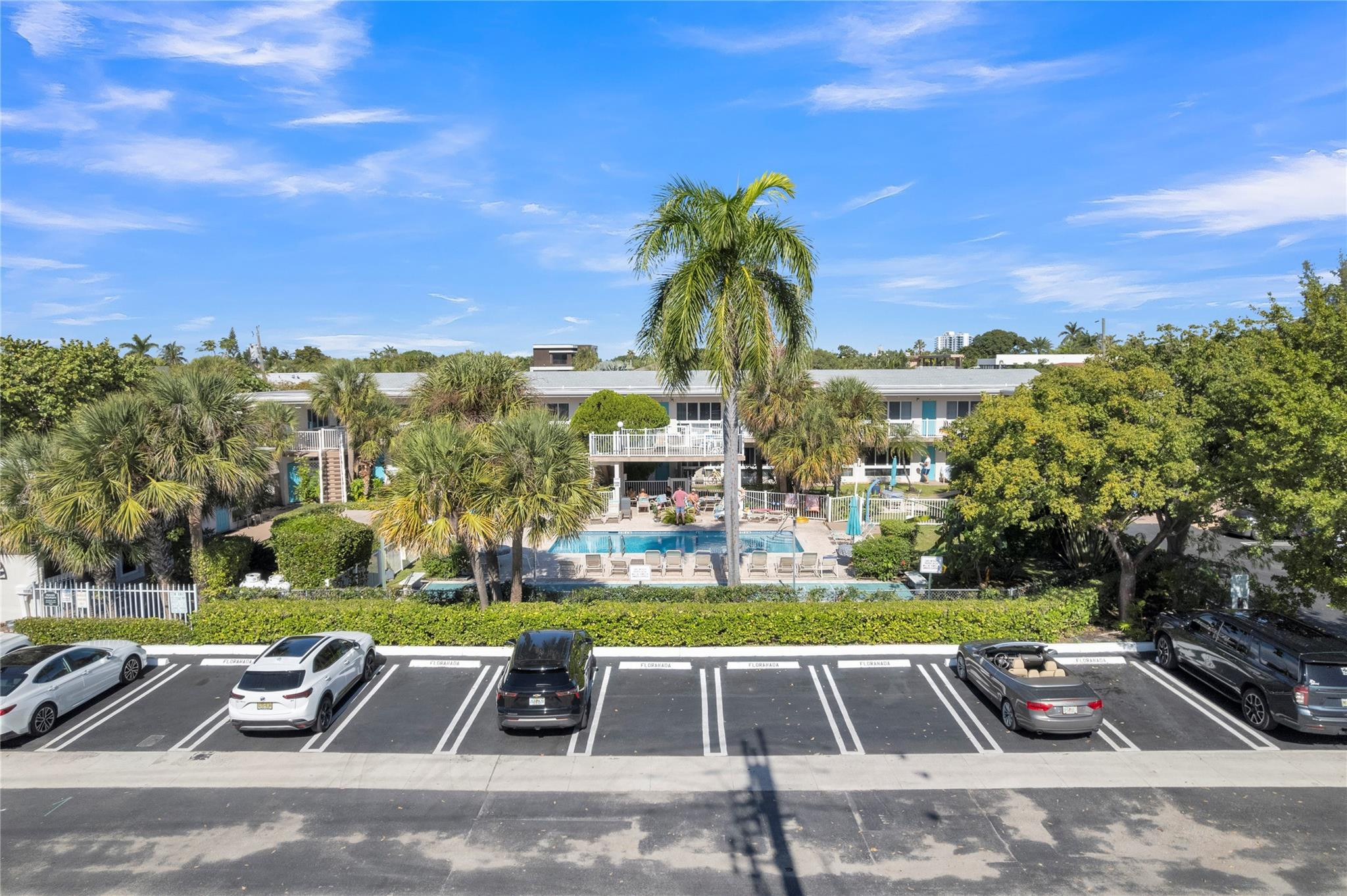 3225 Northeast 16th Street, Unit 10 Pompano Beach, FL 33062 - Photo 4 of 22 a view of outdoor space with swimming pool