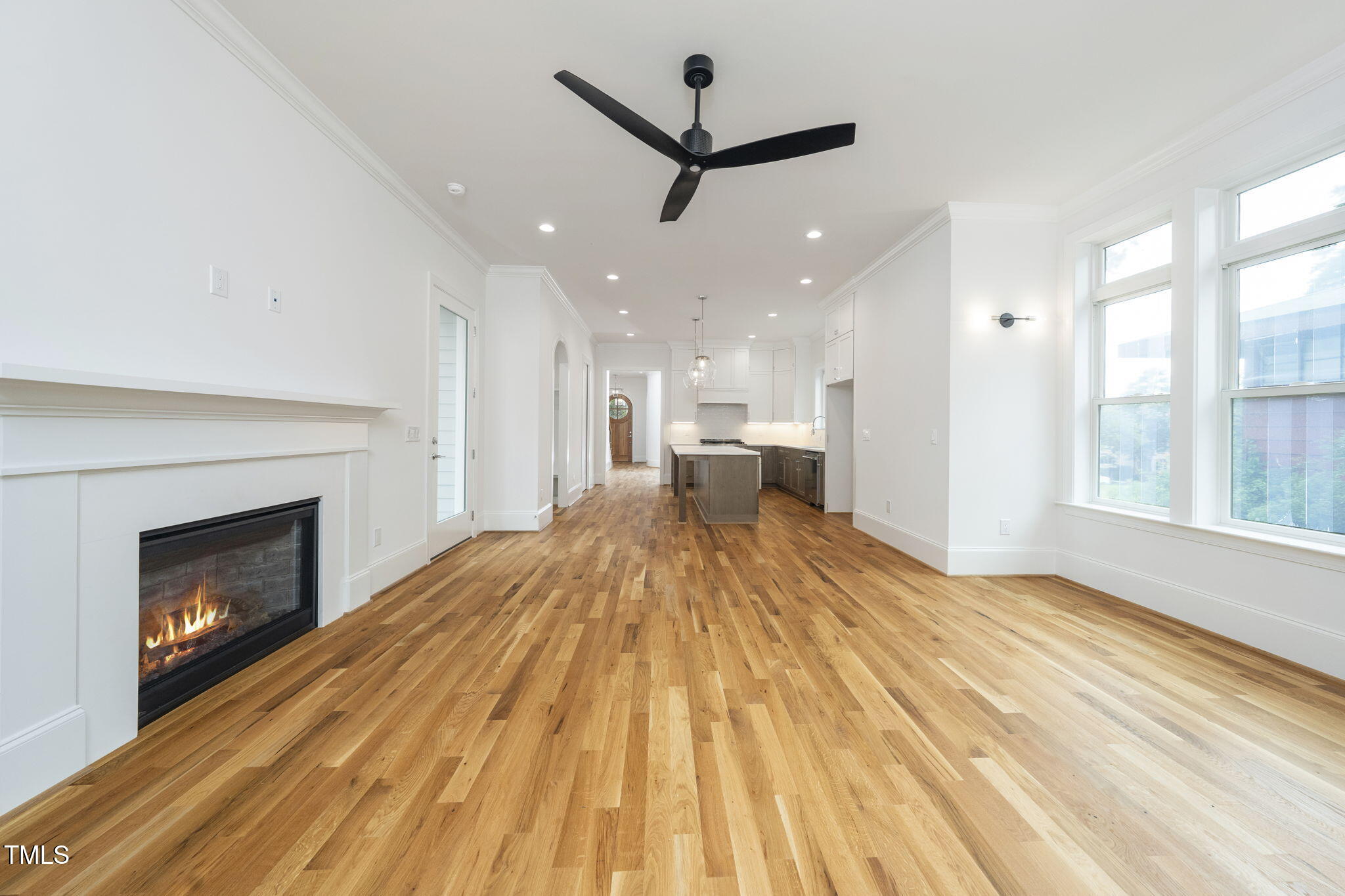 1332 Duplin Road Raleigh, NC 27607 - Photo 29 of 50 a furnished livingroom with a fireplace