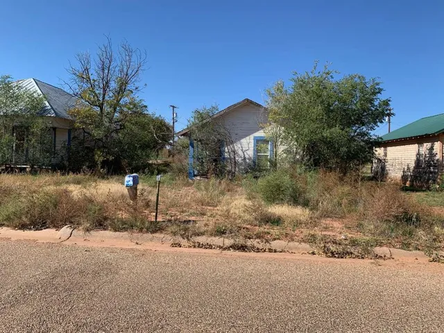 a view of a house with a yard covered in snow