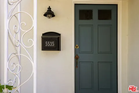 a close view of a door