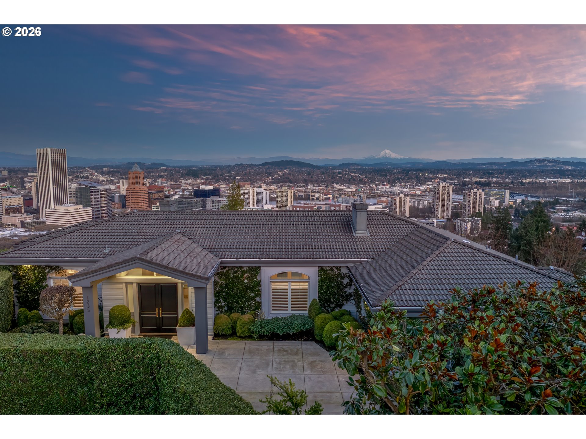 1235 Southwest Myrtle Court Portland, OR 97201 - Photo 14 of 14 a view of a big yard in front of a house with a yard