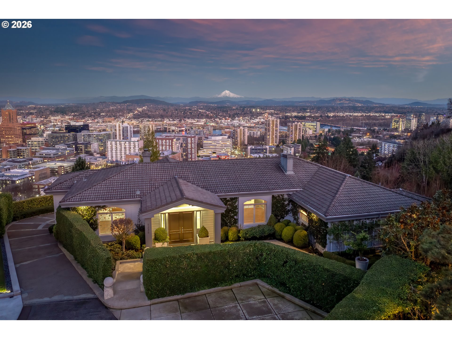 1235 Southwest Myrtle Court Portland, OR 97201 - Photo 2 of 14 a view of a big yard in front of the house