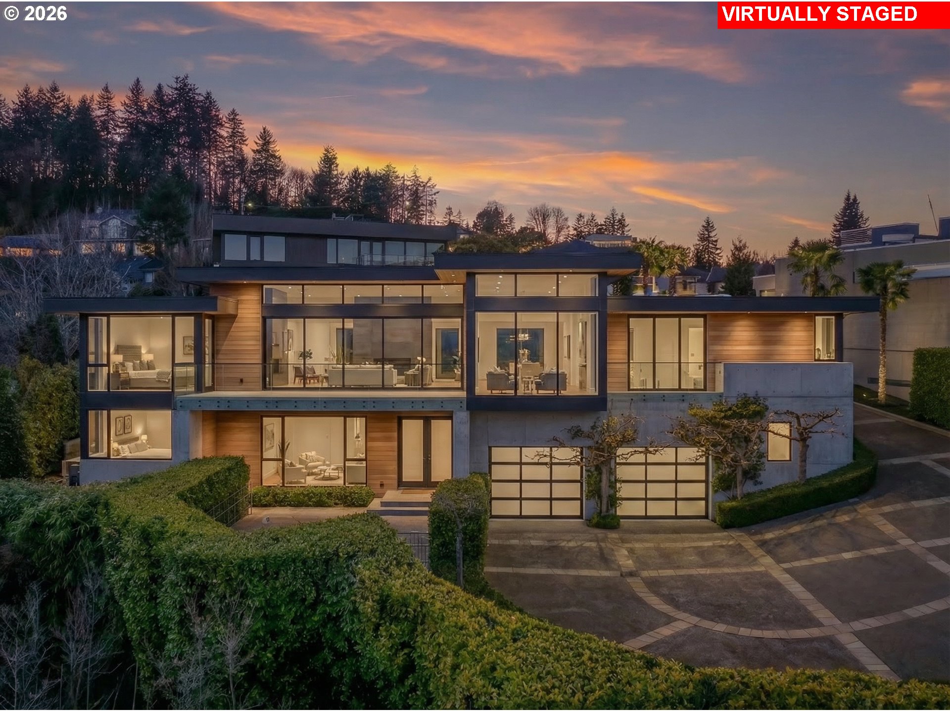 1235 Southwest Myrtle Court Portland, OR 97201 - Photo 3 of 14 a view of a lake from a balcony