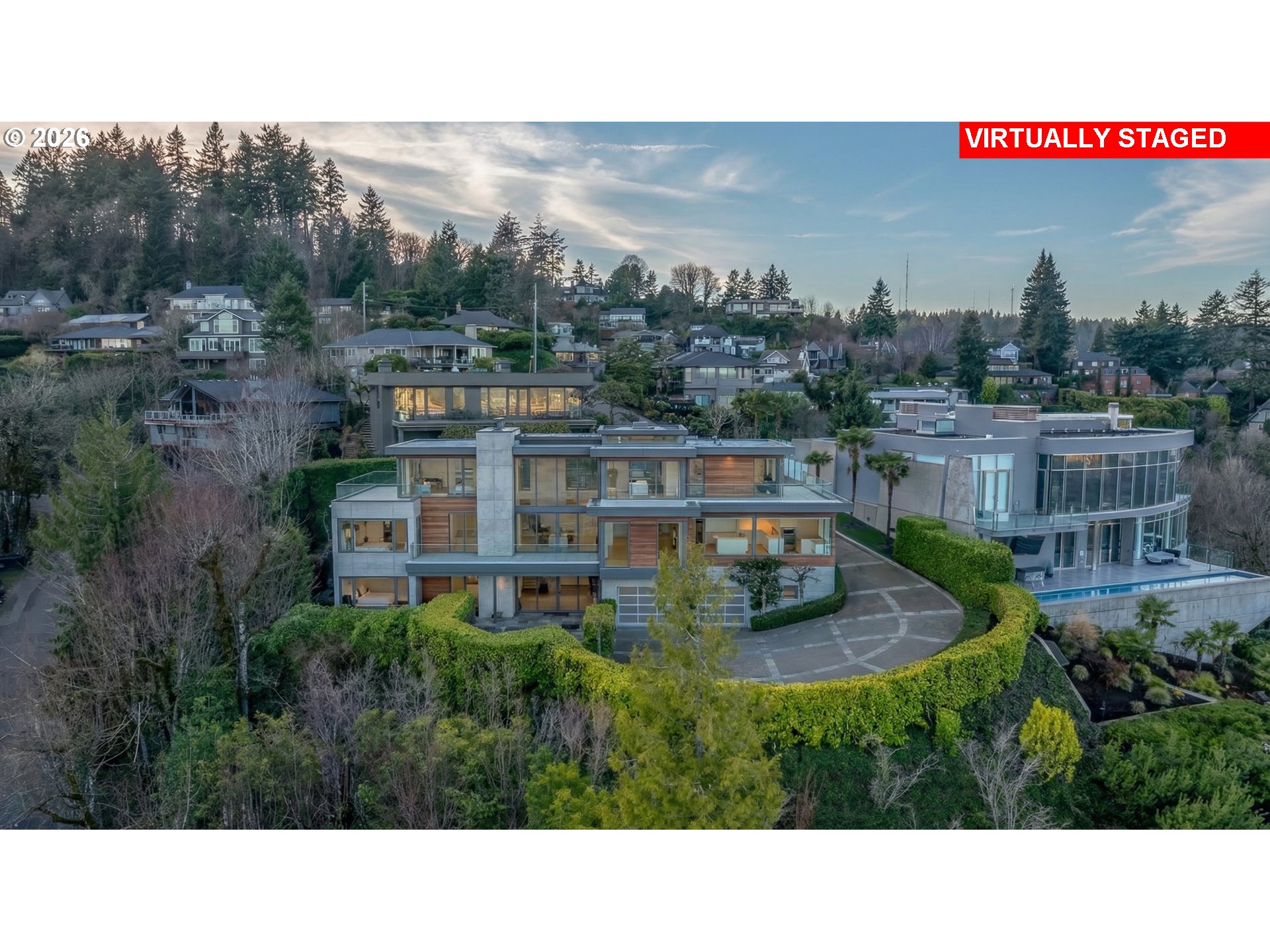 1235 Southwest Myrtle Court Portland, OR 97201 - Photo 5 of 14 a balcony with furniture and a garden