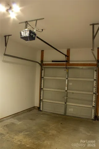 a view of a room with empty racks