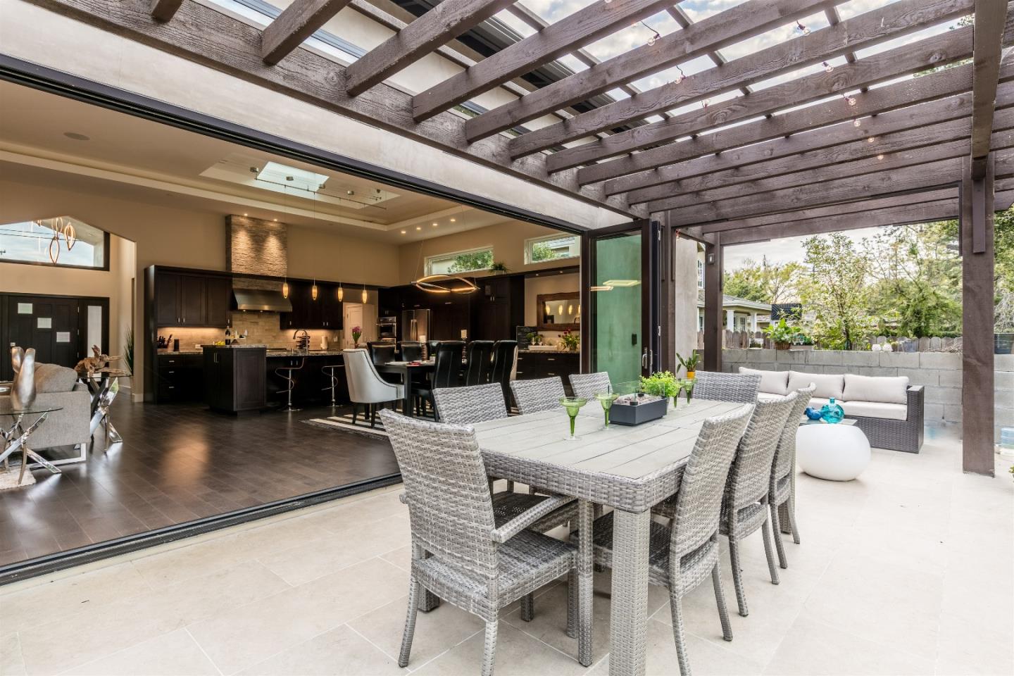 103 Arbuelo Way Los Altos, CA 94022 - Photo 32 of 45 a view of a dining room with furniture window and outside view