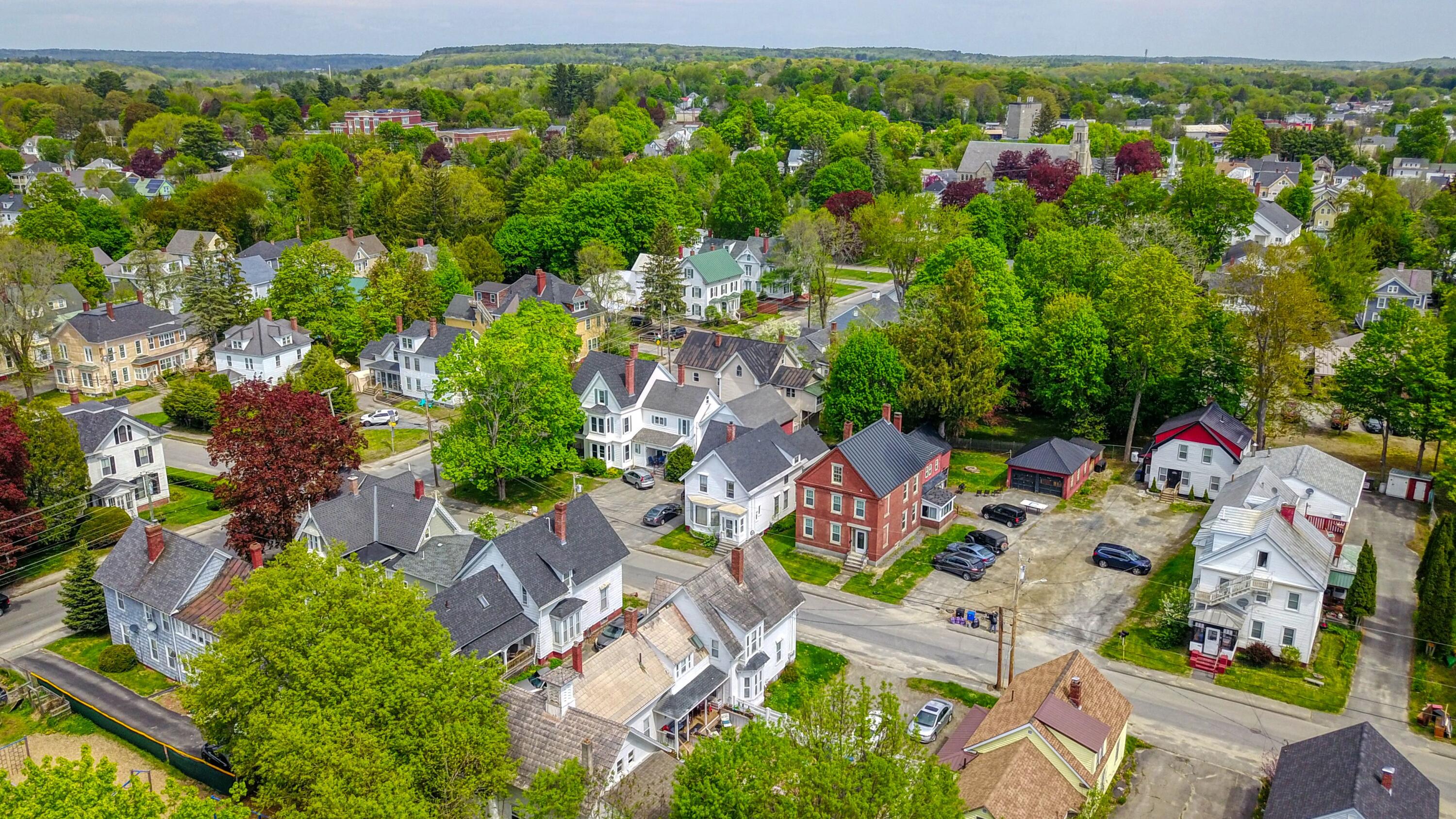 17 Winter Street Waterville, ME 04901 - Photo 5 of 34 Ariel View of Town
