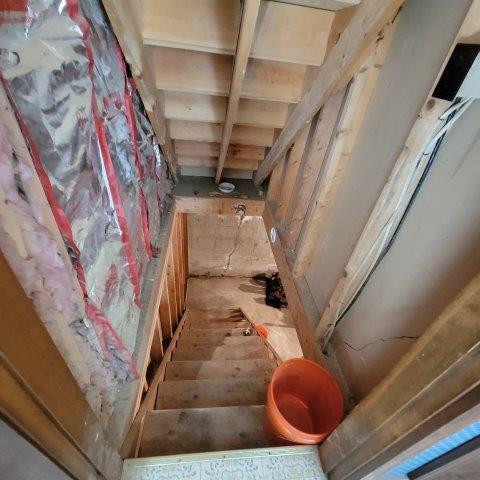 15 Skunk Hill Road Lee, ME 04455 - Photo 42 of 53 Stairs from kitchen to basement