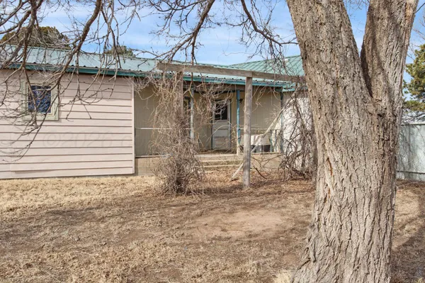 a backyard of a house