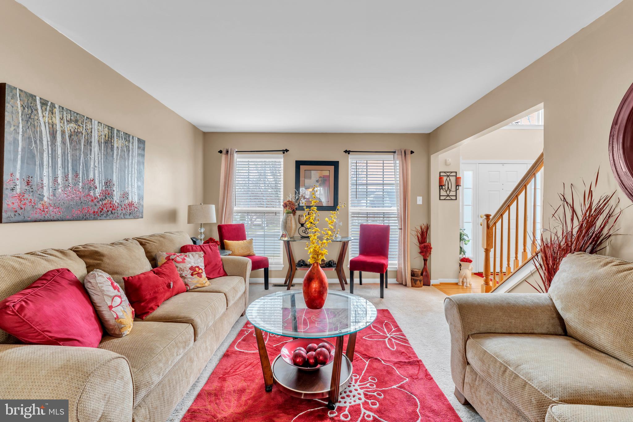 5660 Compton Lane Eldersburg, MD 21784 - Photo 8 of 44 a living room with furniture and a wooden floor