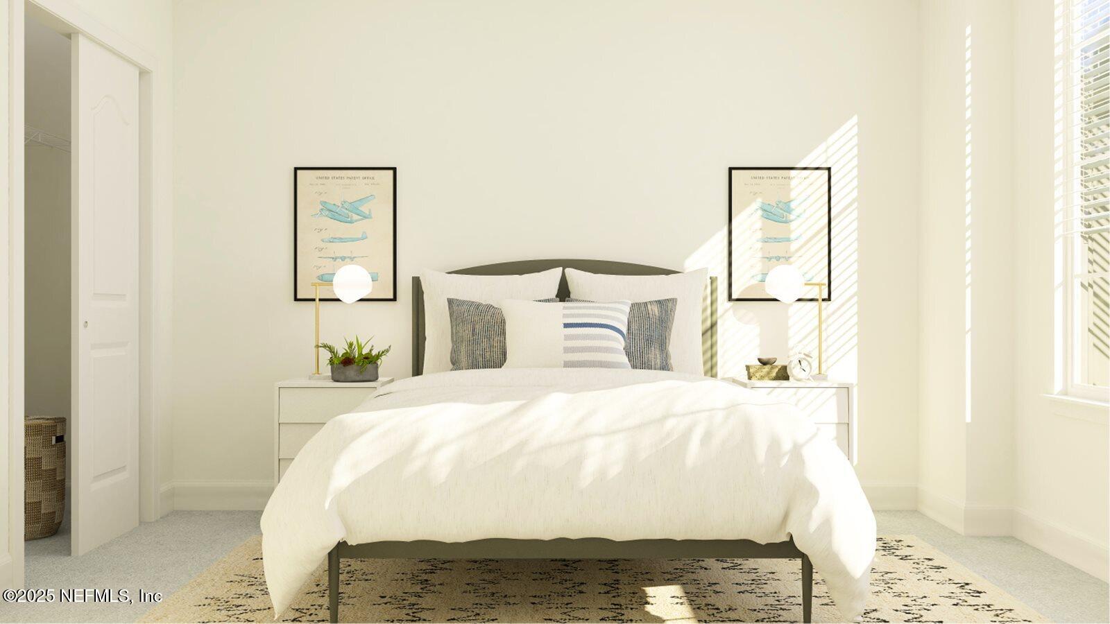 126 Hasler Avenue St. Augustine, FL 32092 - Photo 22 of 34 a bedroom with a bed and a window