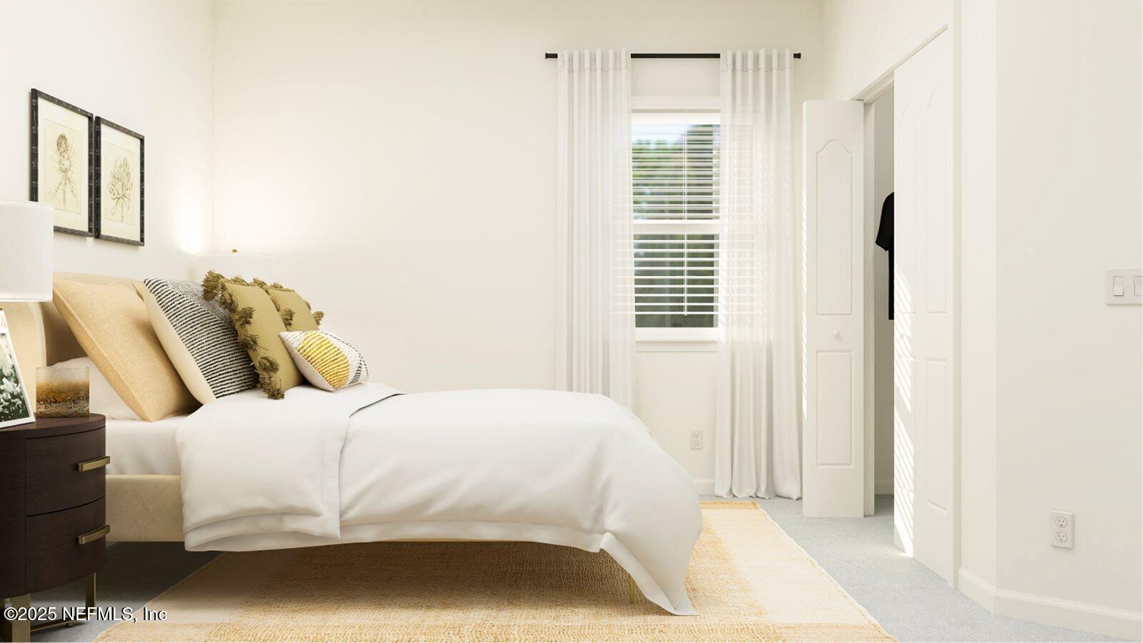 126 Hasler Avenue St. Augustine, FL 32092 - Photo 23 of 34 a bedroom with a bed and a window