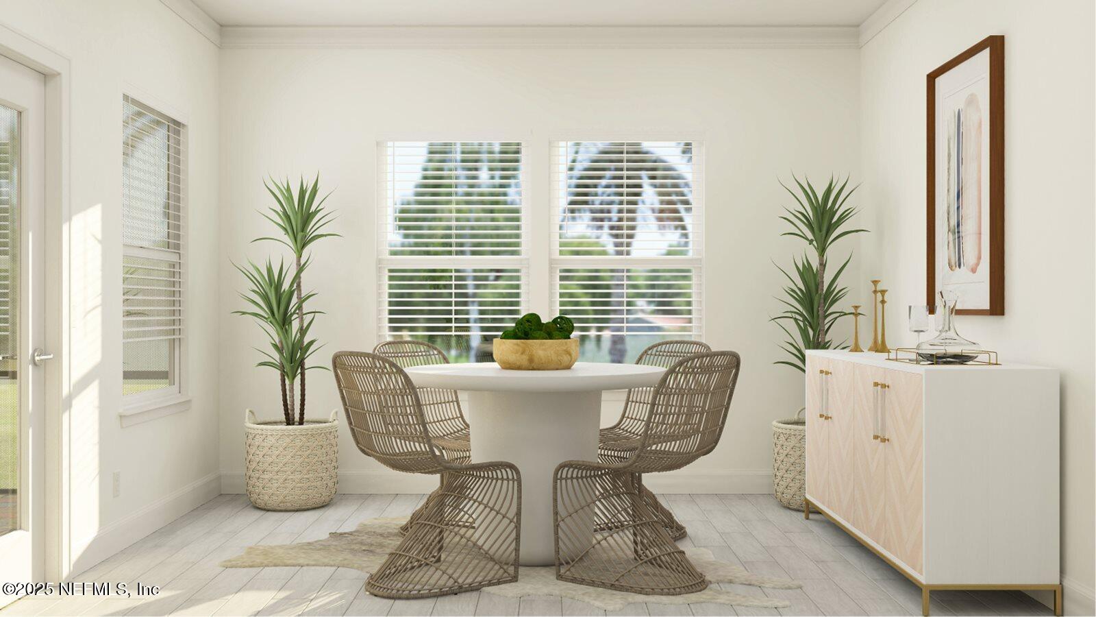 126 Hasler Avenue St. Augustine, FL 32092 - Photo 25 of 34 a living room with furniture and a potted plant