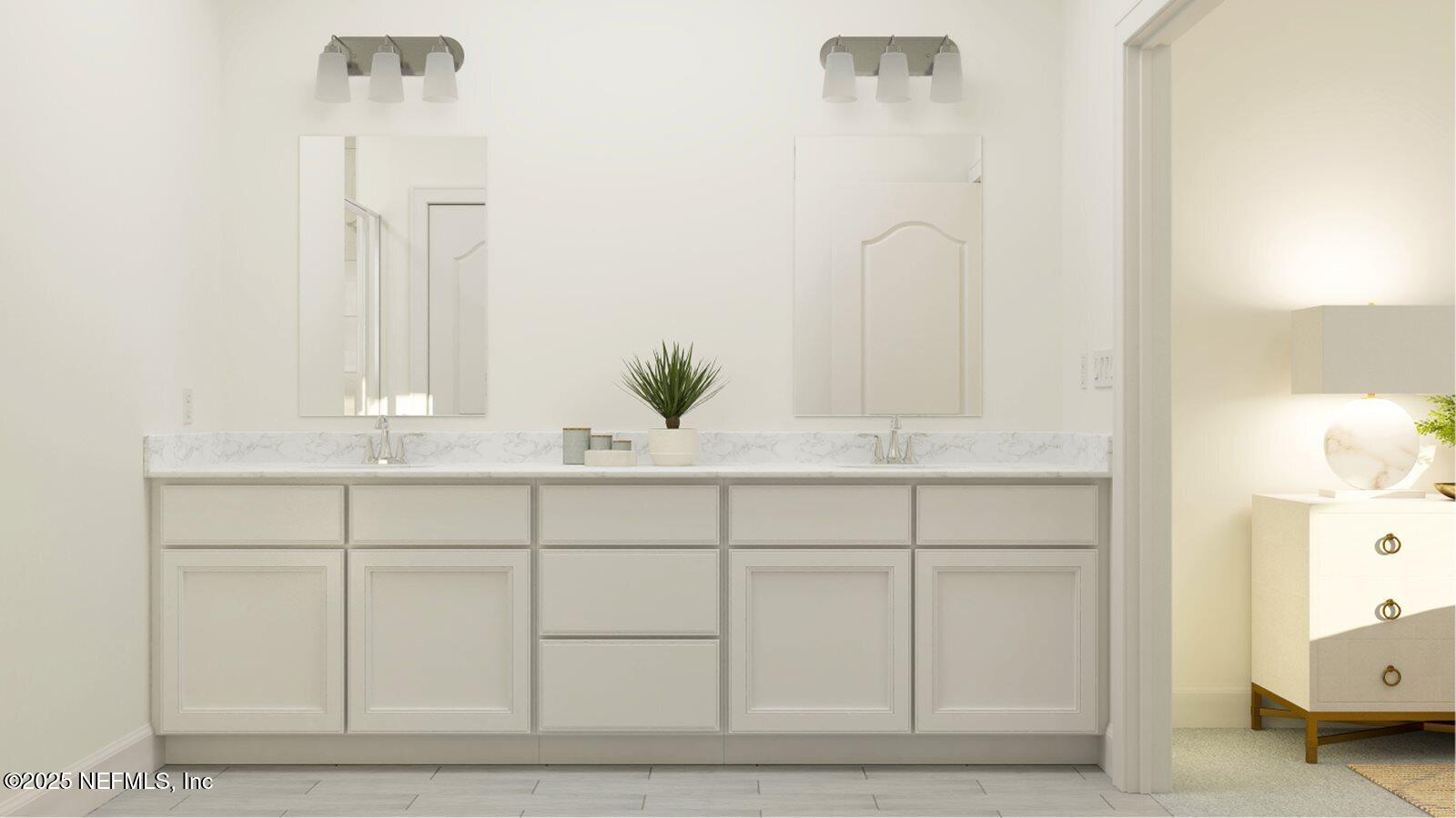 126 Hasler Avenue St. Augustine, FL 32092 - Photo 34 of 34 a bathroom with a sink and a mirror