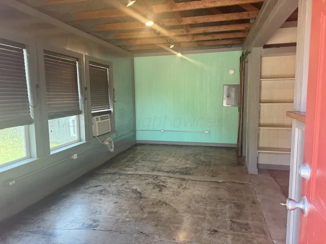 a view of empty room