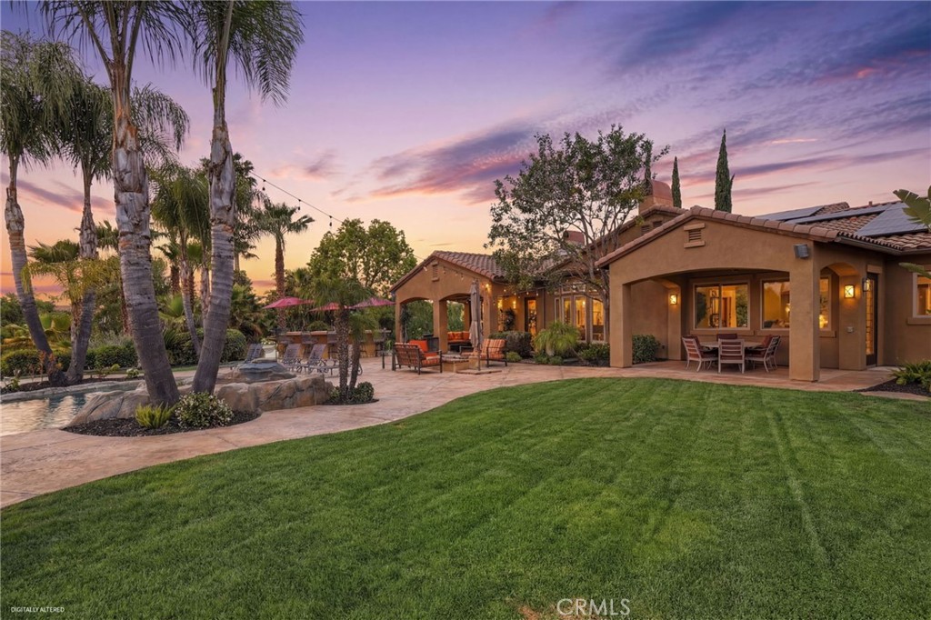 14779 Wood Riverside, CA 92508 - Photo 52 of 70 a front view of a house with garden and sitting area