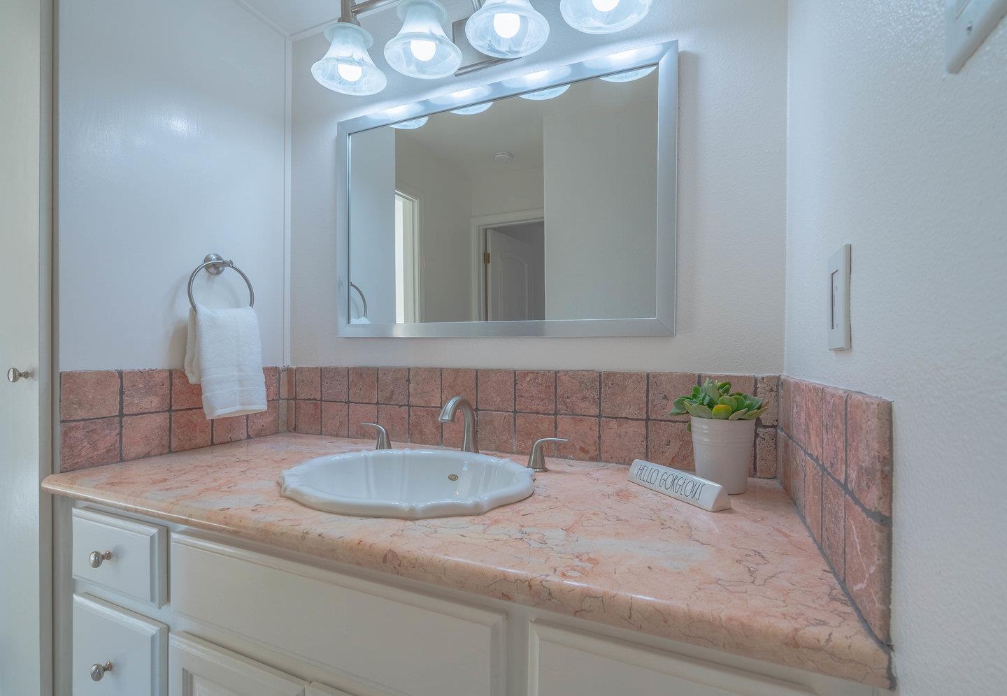 818 North Delaware Street, Unit 314 San Mateo, CA 94401 - Photo 8 of 18 a bathroom with a sink and a mirror